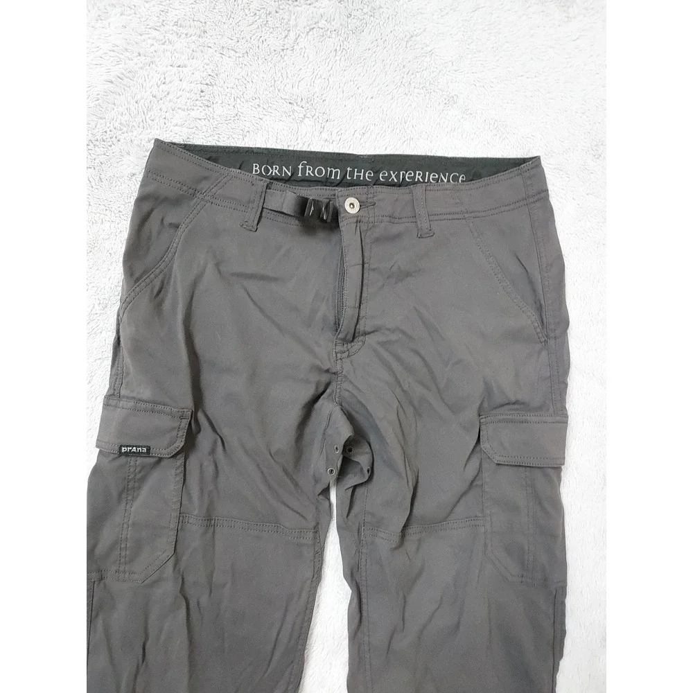 Prana Pants Mens 32x30 Zion Cargo Jogger Hiking Gray Outdoor Hiking Climbing